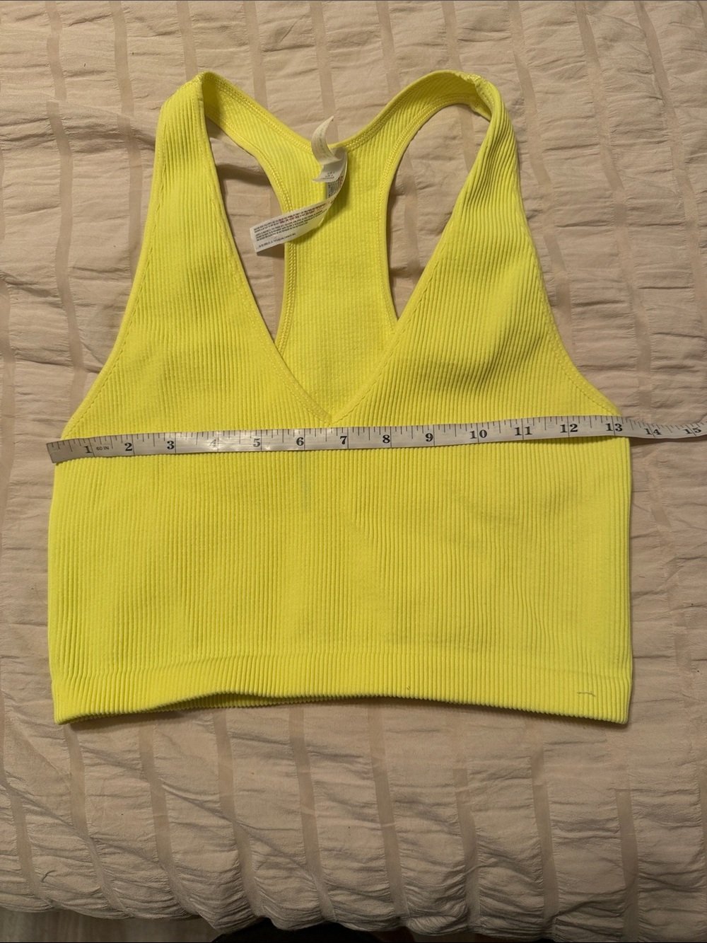 Free people movement free throw crop top large yellow - Picture 7 of 8